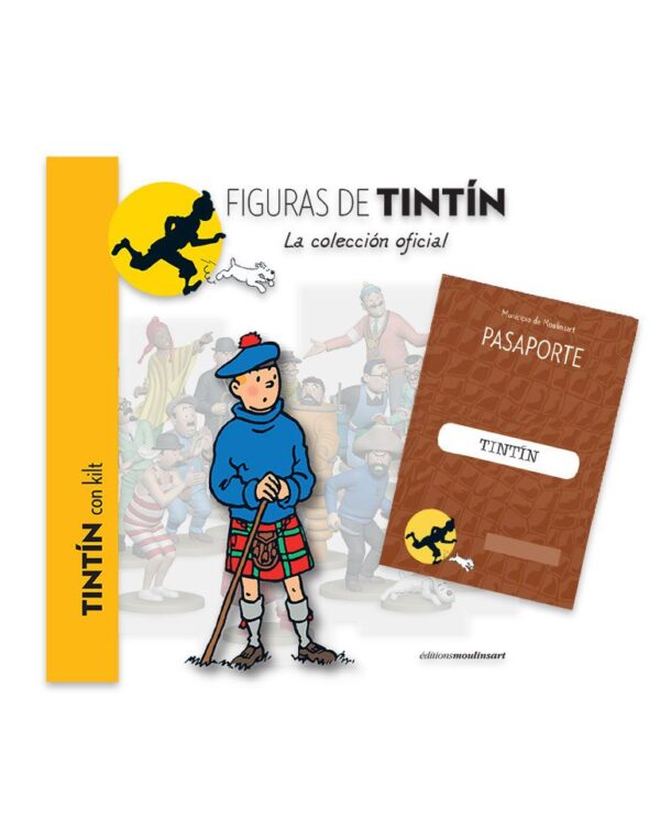 Nº30 Tintín con Kilt + Libro + Pasaporte - Imagen 2