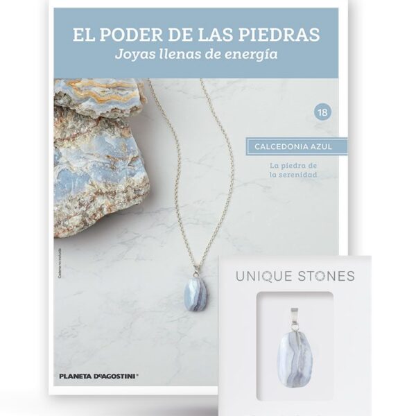 Nº18 Fascículo + Calcedonia Azul