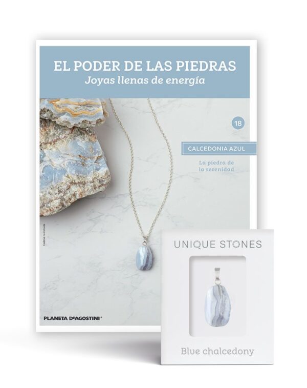 Nº18 Fascículo + Calcedonia Azul