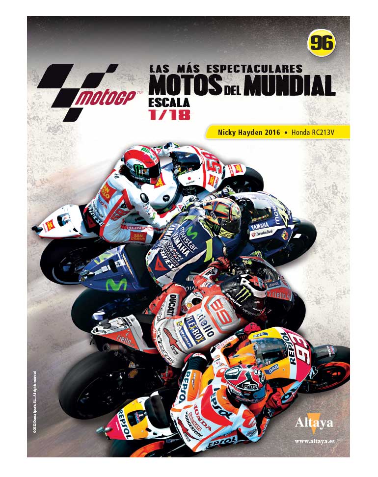 Nº96 Nicky Hayden 2016 - Honda RC213V - Imagen 2