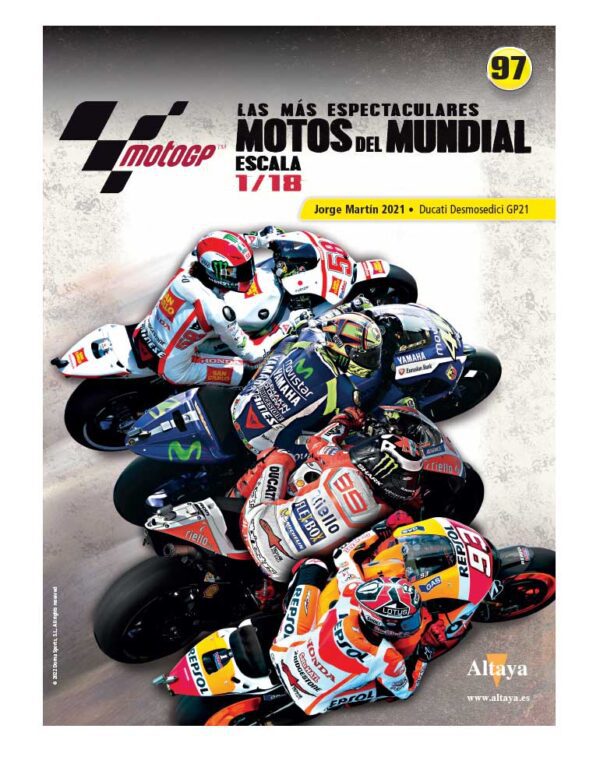 Nº97 Jorge Martín 2021 - Ducati Desmosedici GP21 - Imagen 2