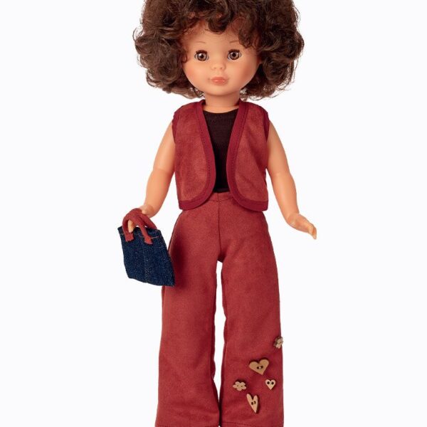 Nº14 Conjunto Boho con Chaleco y Bolso Denim