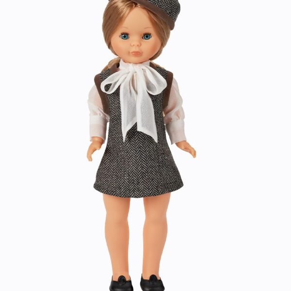 Nº18 Pichi de Espiguilla con Blusa Secretaria