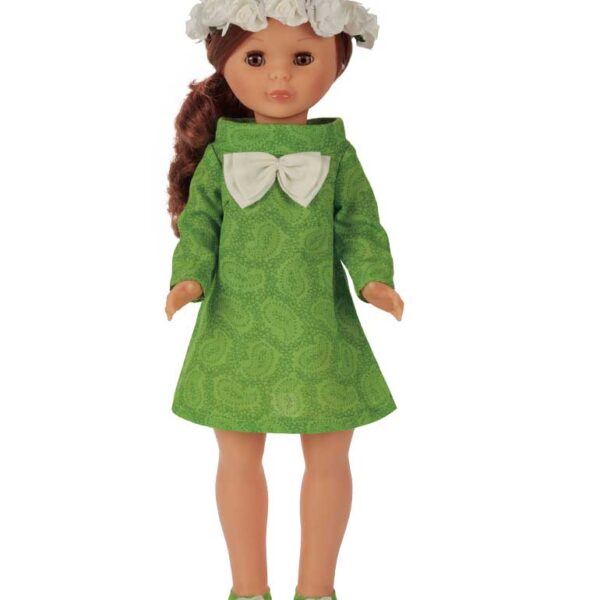 Nº22 Vestido Evasé con Estampado de Cachemira