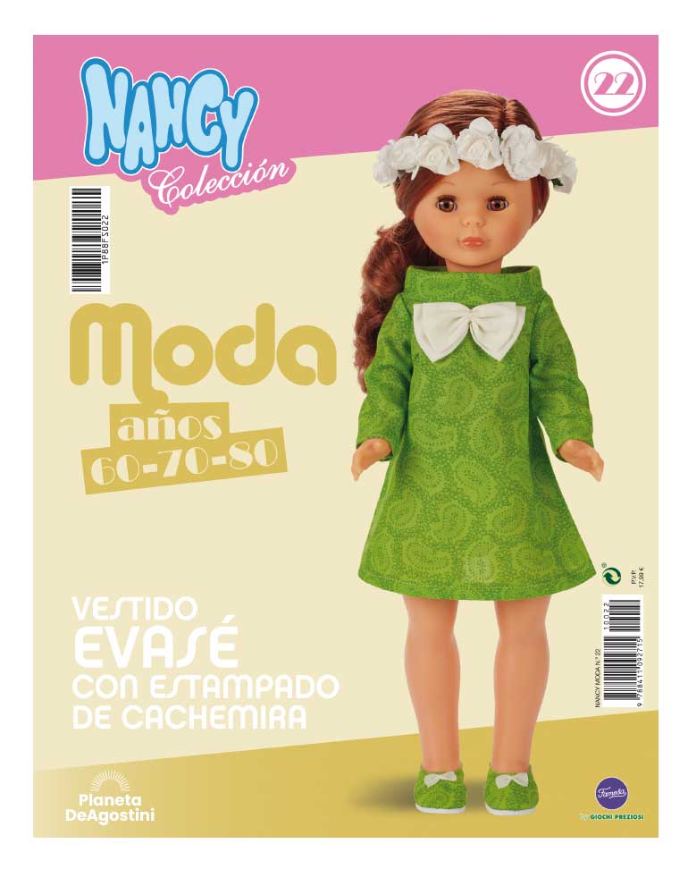 Nº22 Vestido Evasé con Estampado de Cachemira - Imagen 2