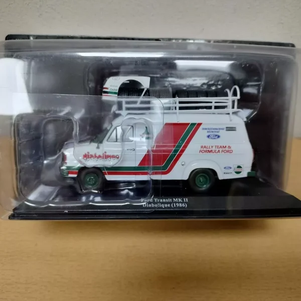 N/62. Ford Transit MKII Diabolique Motorsport 1986 asistencia de rally-ver título original