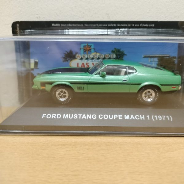 #18 Ford Mustang Coupé Mach 1  FORD MUSTANG COLLECTION AMERICAN CARS 1/43