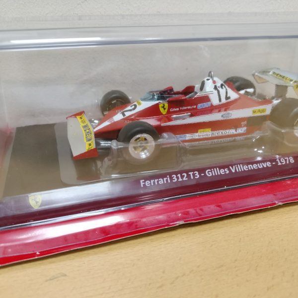 #50. FERRARI 312 T3. 1978. GILLES VILLENEUVE. ESCALA 1-24. FORMULA 1