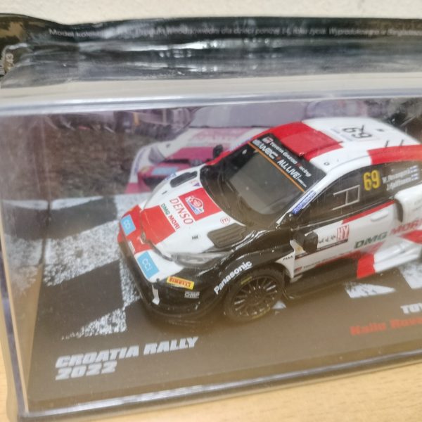 #12. TOYOTA GR YARIS RALLY1. #12. CROACIA 2022. ROVANPERA. 1/43 vencedores de rally