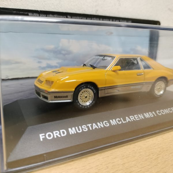 #31. FORD MUSTANG MCLAREN M81 CONCEPT. #31. MUSTANG COLLECTION AMERICAN CARS 1/43