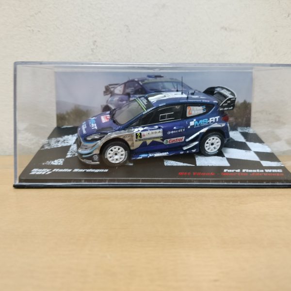 #19. FORD FIESTA WRC 2017. #19. OTT TANAK. RALLY ITALIA CERDEÑA. 1/43 vencedores
