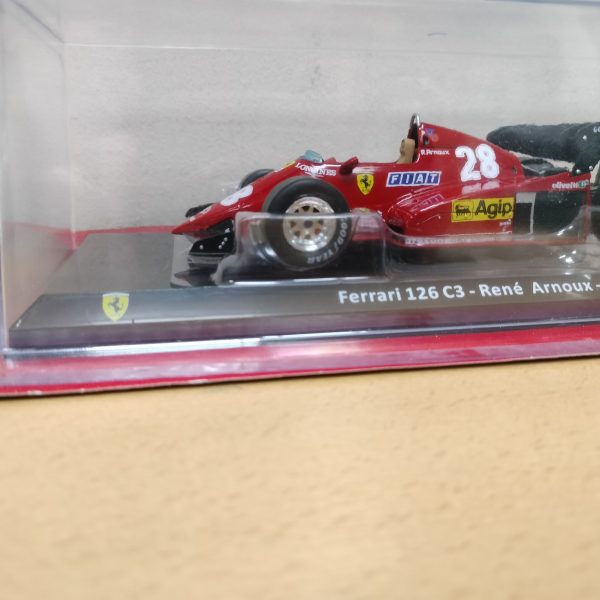 #60. FERRARI 126 C3. #60. RENE ARNAUX. 1983 ESCALA 1-24