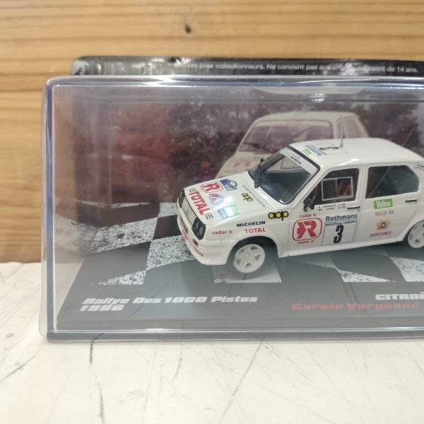 #24. Citroen Visa 1000 pistes 1986 Carole Vergnaud. #24. 1/43 vencedores de rally